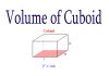 Definition Of Cuboid – Surface Area, Volume