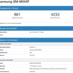 Samsung Galaxy M04 Geekbench