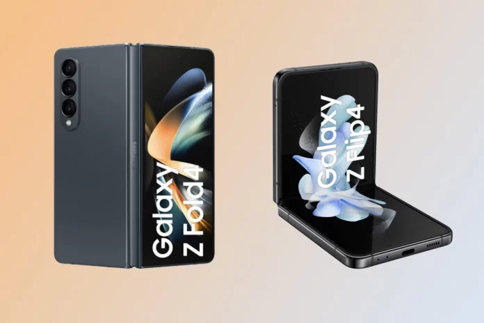 Samsung Galaxy Z Flip 4 and Fold 4