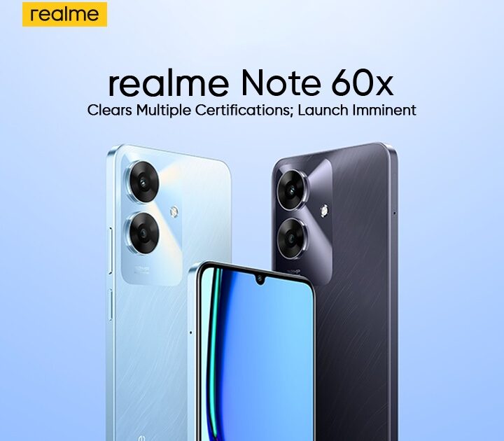 Realme Unveils Note 60x with Recognizable Design and Specifications