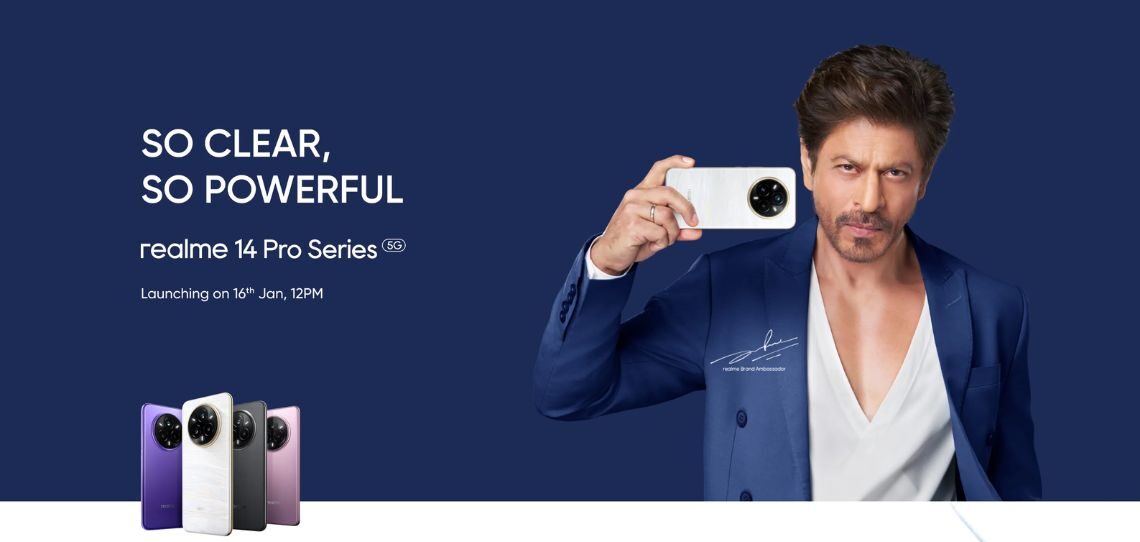 Realme announces launch date for its 14 Pro series.