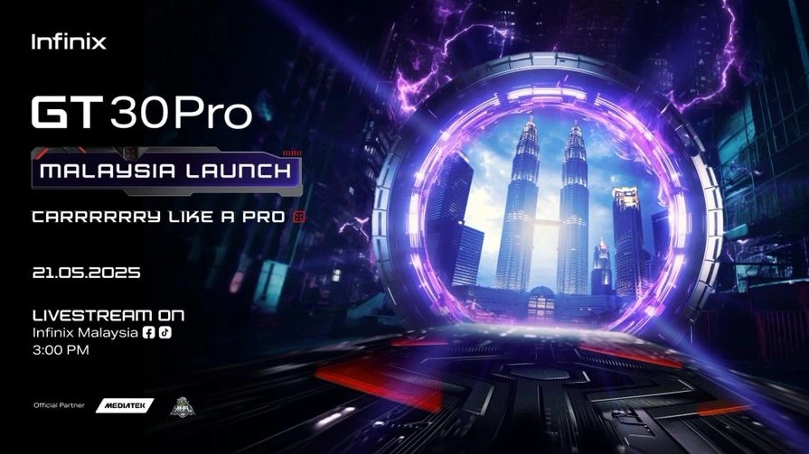 Infinix GT 30 Pro To Launch On May 21