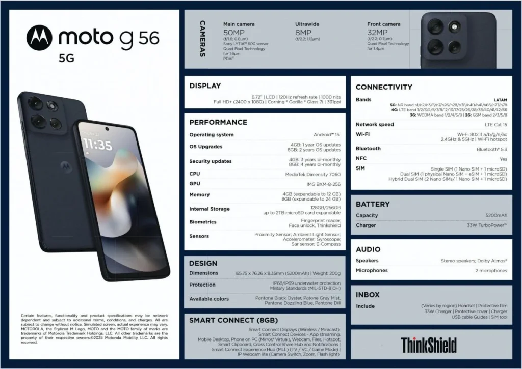 Moto G56
