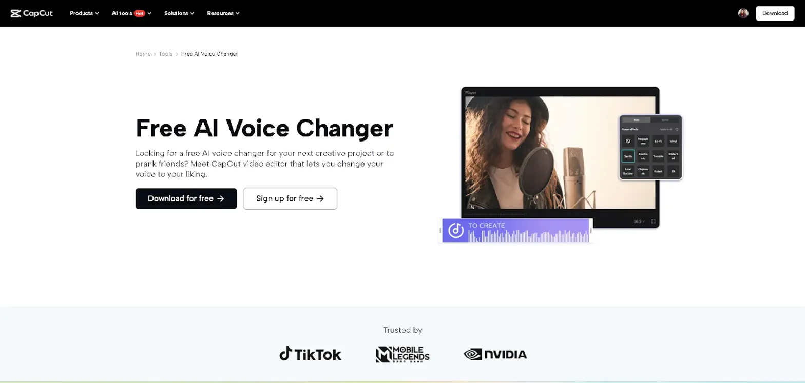 Turn Normal Clips into Comedy Gold with the CapCut Voice Changer