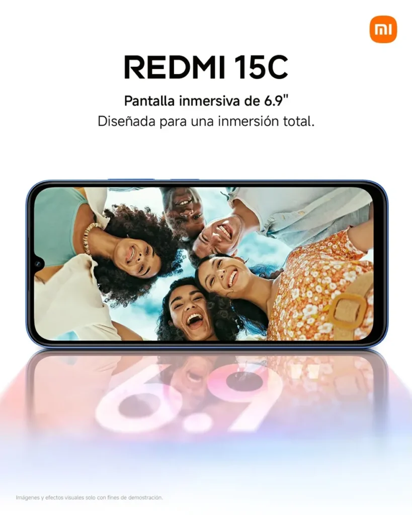 Xiaomi Redmi 15C display