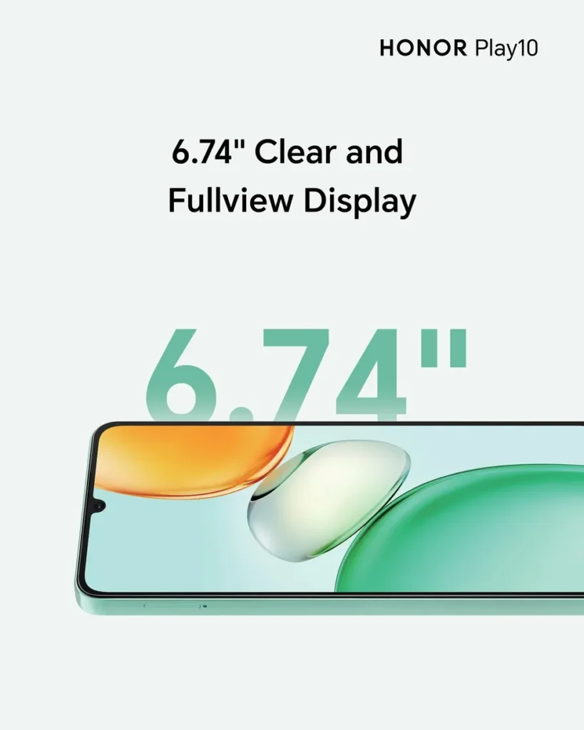 Honor Play 10 6.74 Clear Display