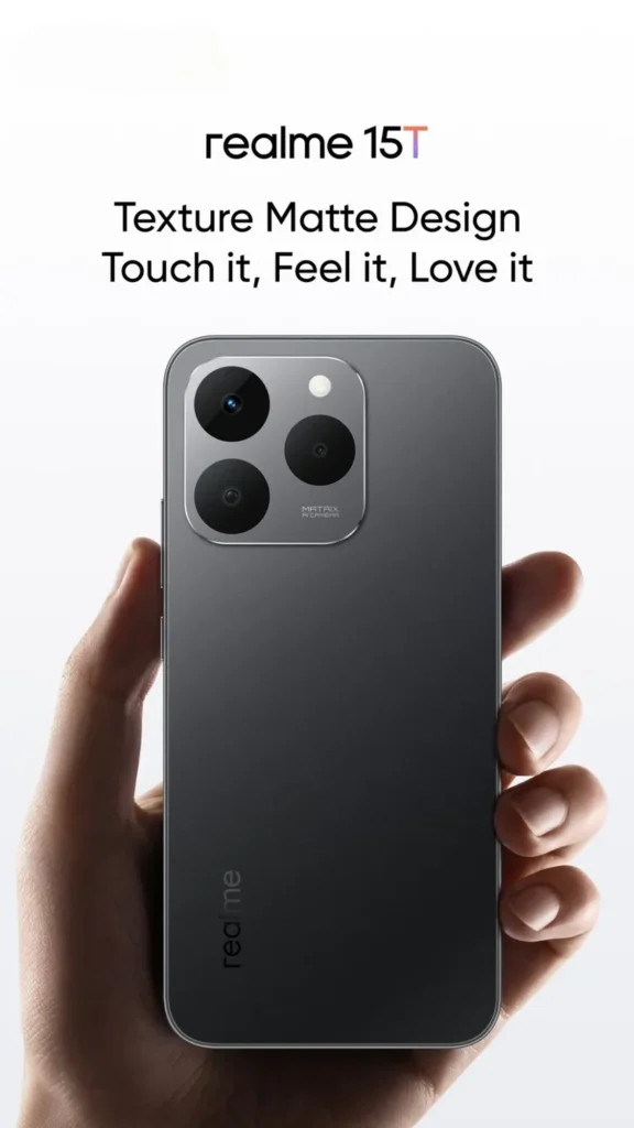 Realme 15T Matte Design