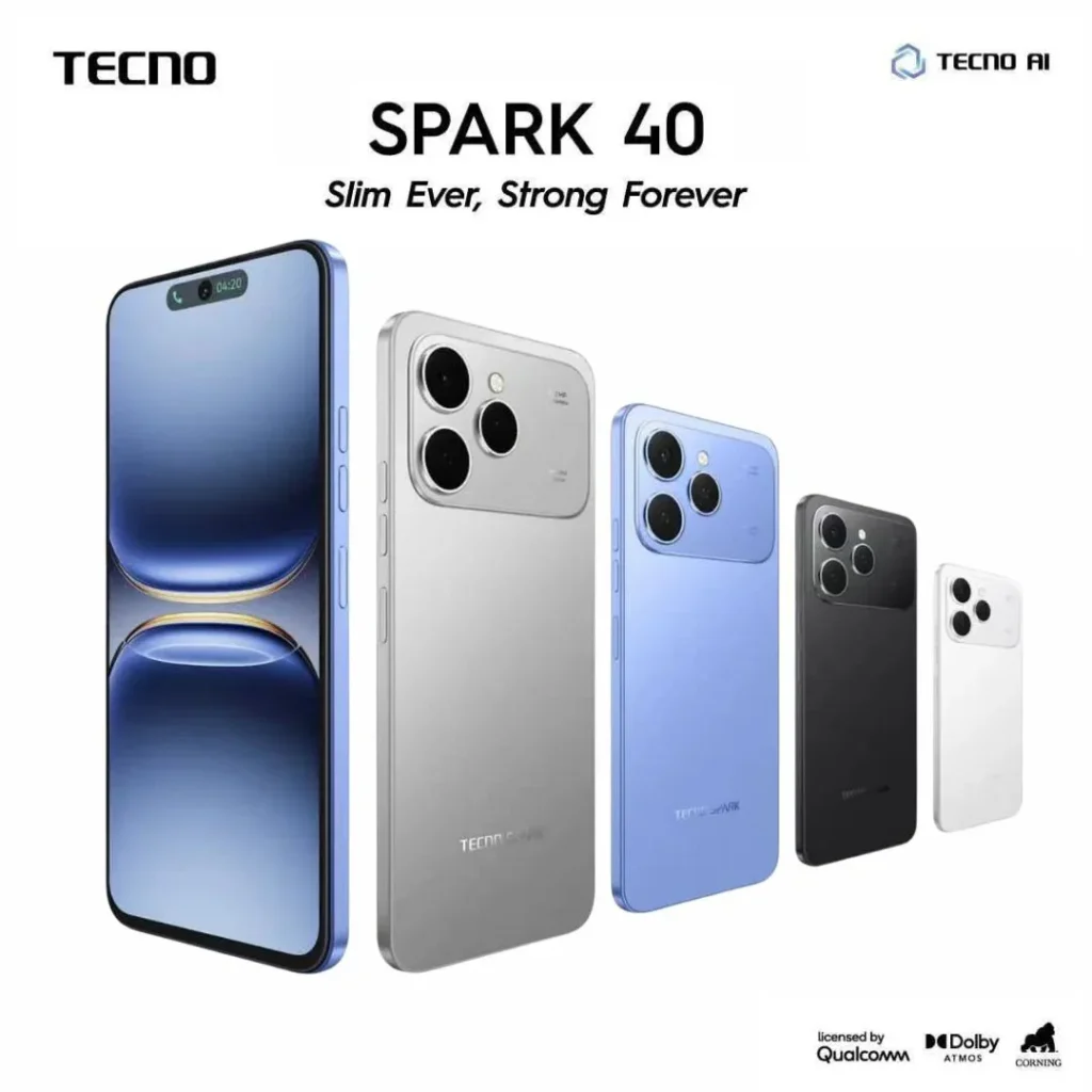 Tecno Spark 40 colours