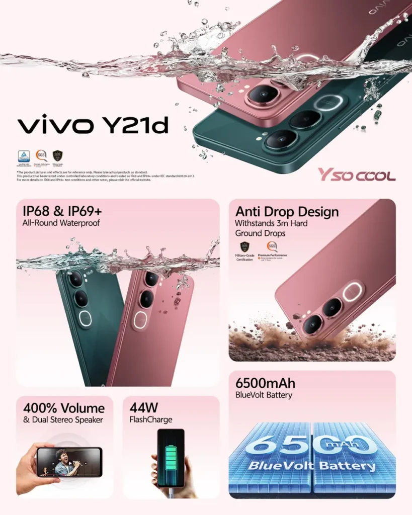 Vivo Y21d Space