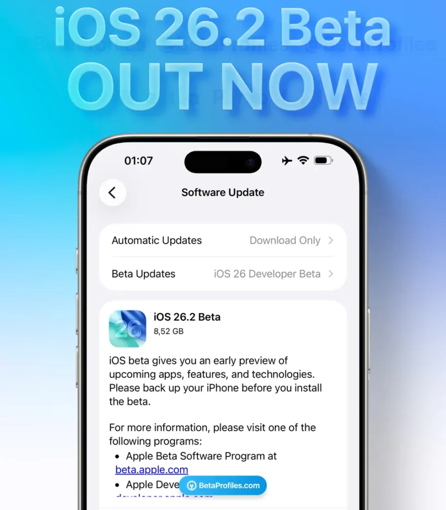 iOS 26.2 beta