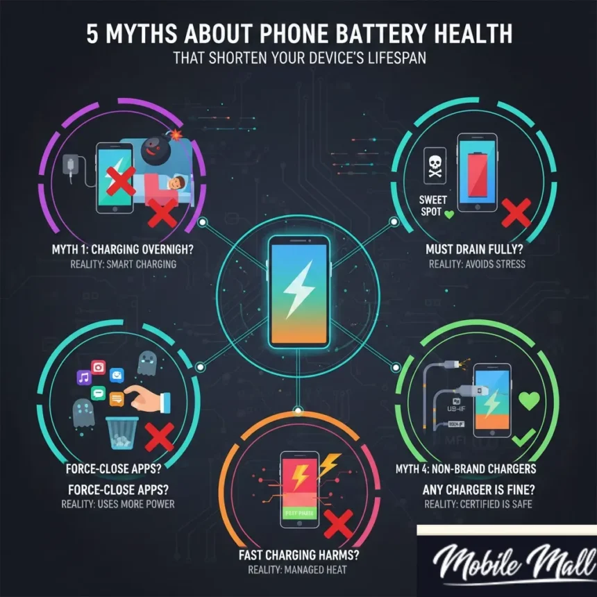 5 Myths About Phone Battery Health That Shorten Your Device's Lifespan