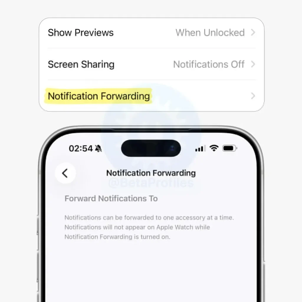 Notification Forwarding
