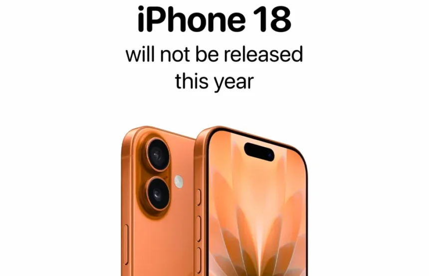 iPhone 18 delay