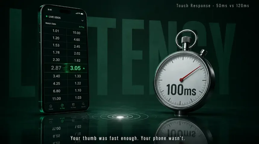 Your Phone's Touch Latency Might Be Costing You Bets You Thought You Placed in Time