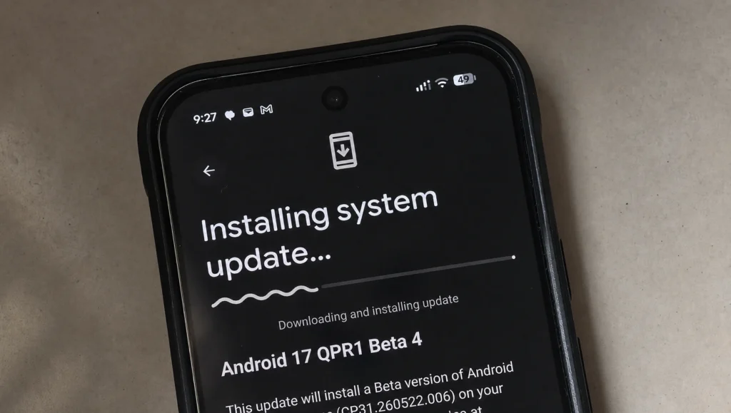 Android 17 QPR1 Beta 4 Pixel updates