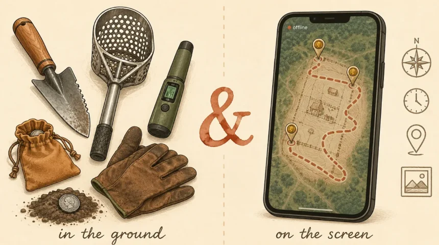 Detectorists Now Carry a Phone in One Pocket and a Pinpointer in the Other