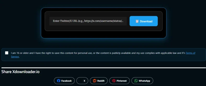 download any twitter video with xdownloader