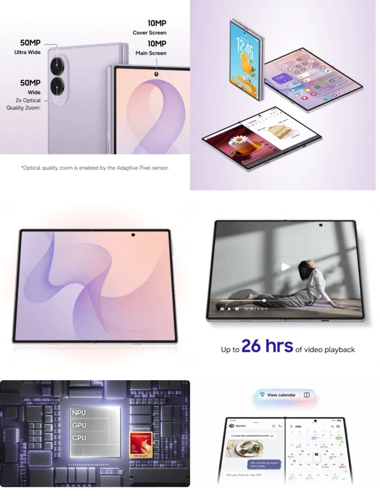 Samsung Galaxy Z Fold8 configuration