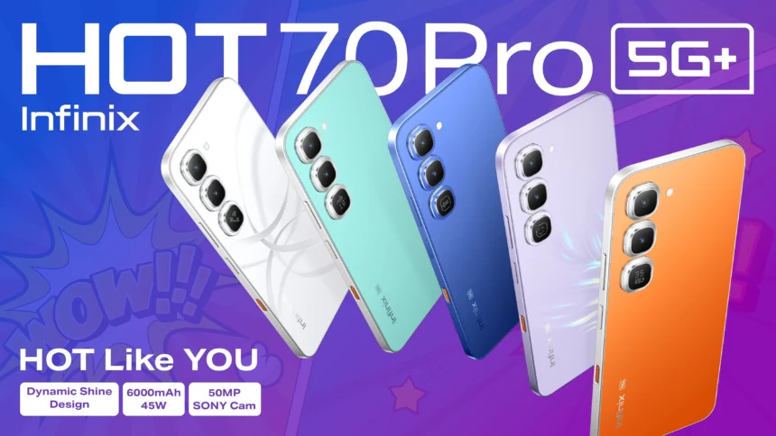 Infinix Hot 70 Pro India launch