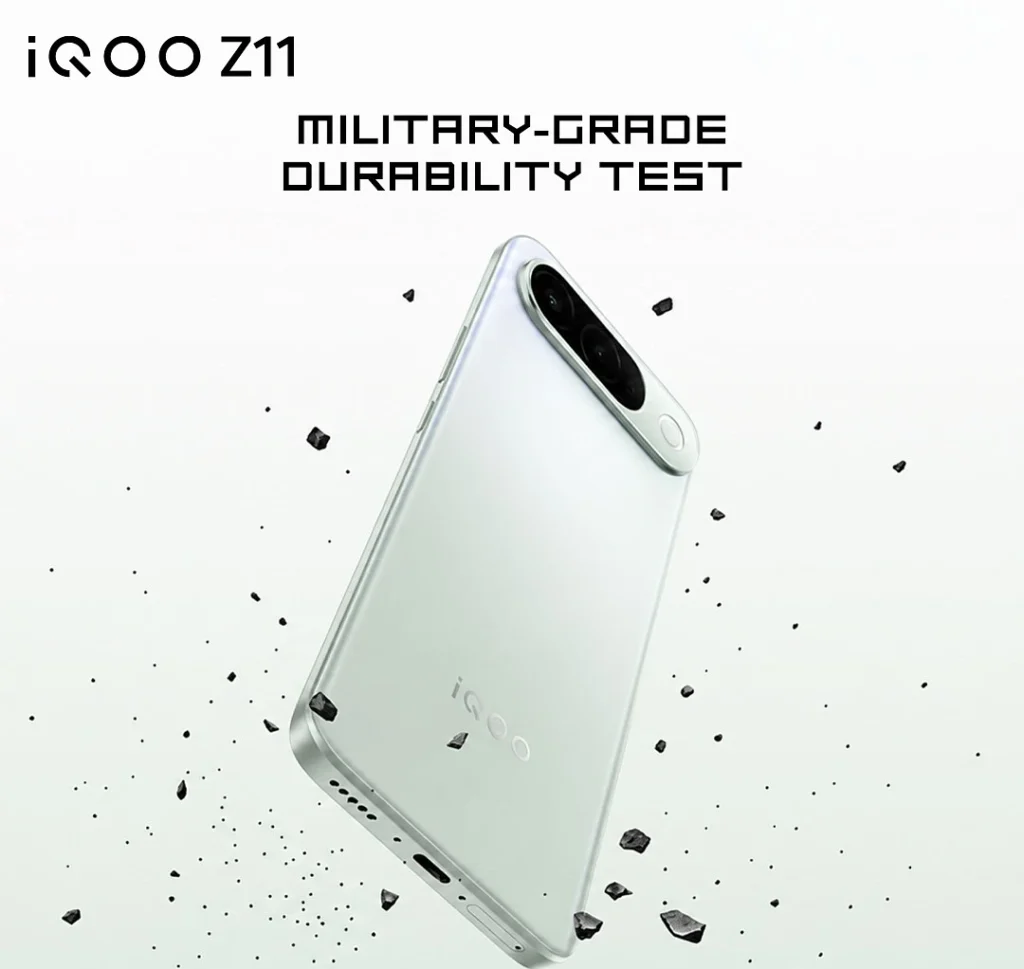 iQOO Z11 Military-Grade Durability tested