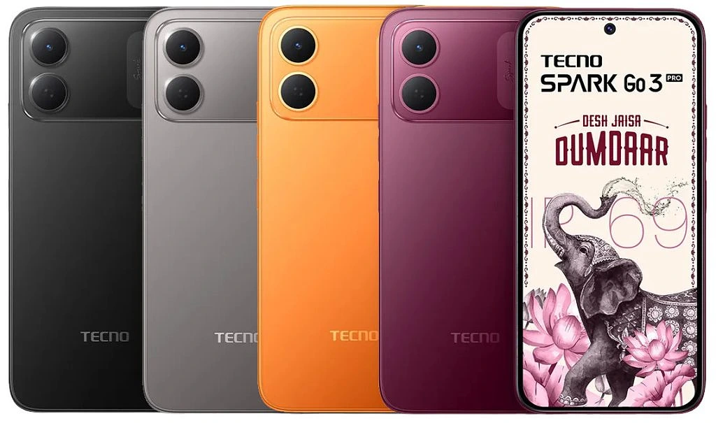 Tecno Spark Go 3 Pro Colors