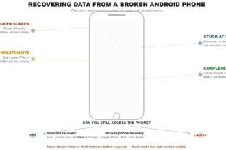 RECOVERING DATA FROM A BROKEN ANDROID PHONE