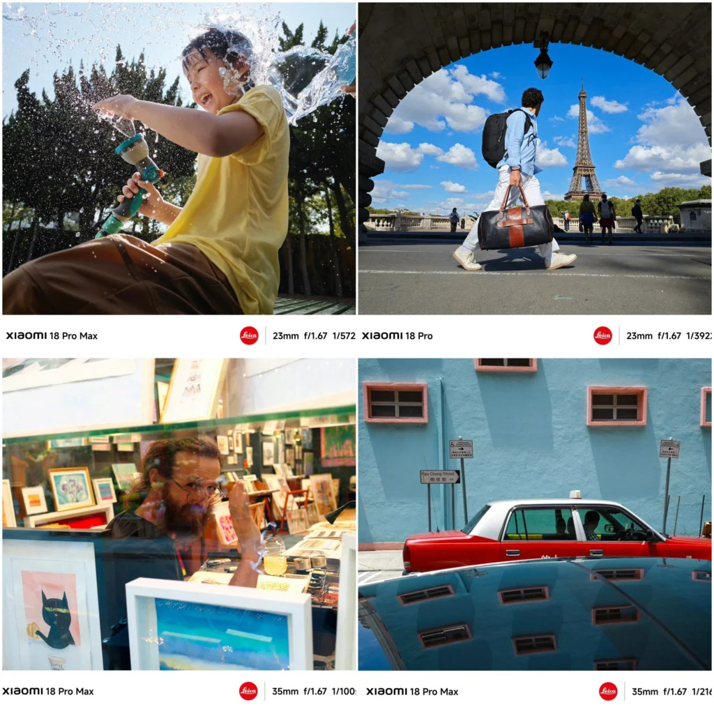 Xiaomi 18 Pro Max Cameras