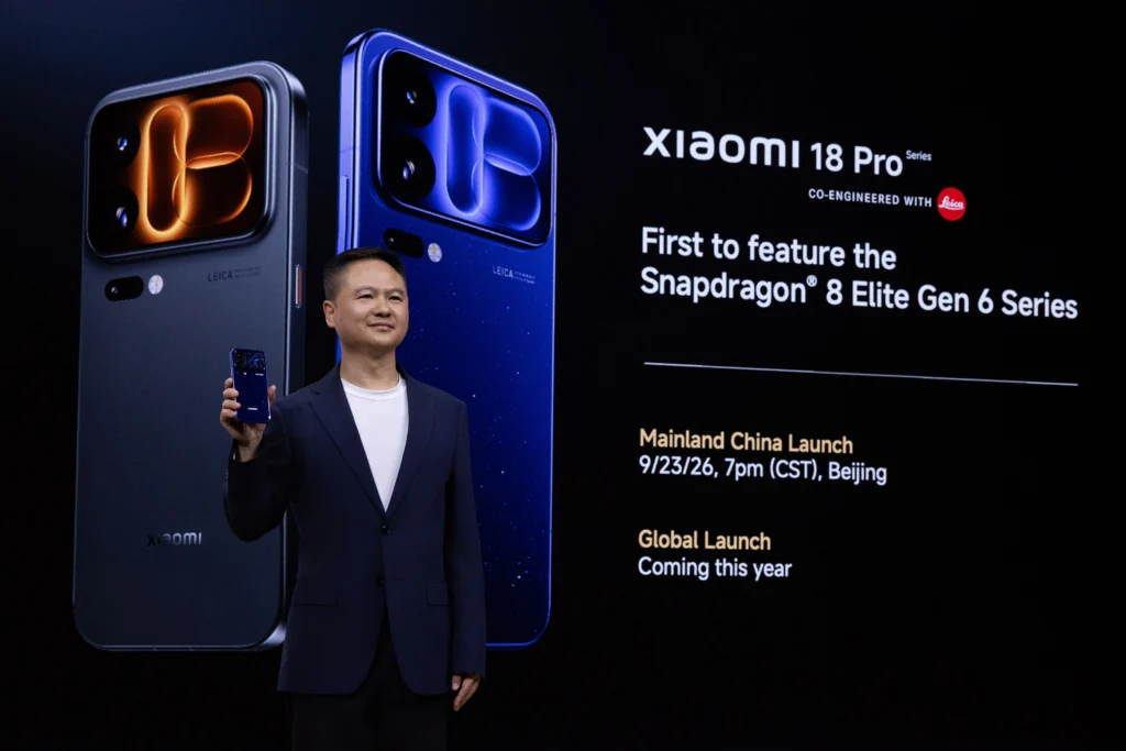 Xiaomi 18 series Snapdragon 8 Elite Extreme Gen 6