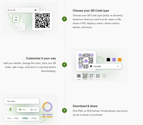How to create a free QR Code in 3 simple steps