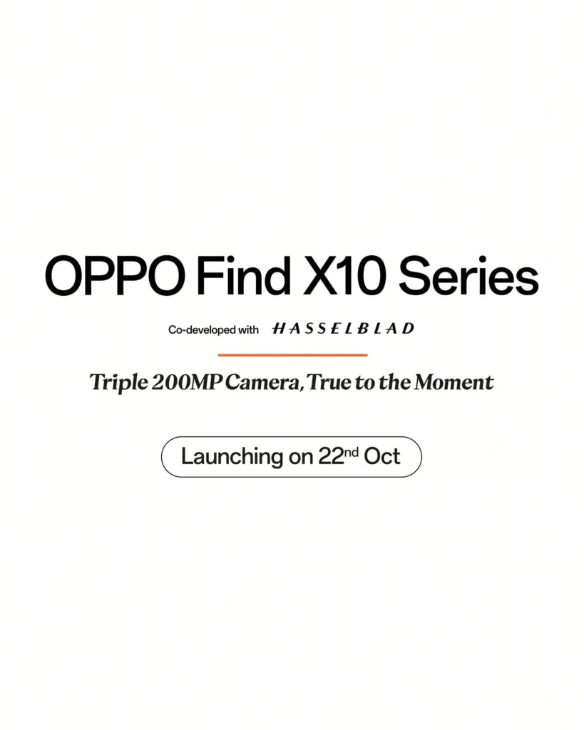 Oppo Find X10 In India launch