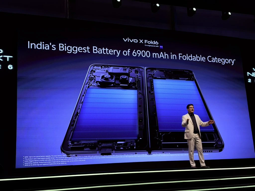 Vivo X Fold6 battery